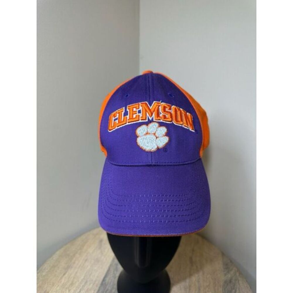 Clemson Tigers Baseball‎ Hat Strapback Orange Cap The Game Paw Logo